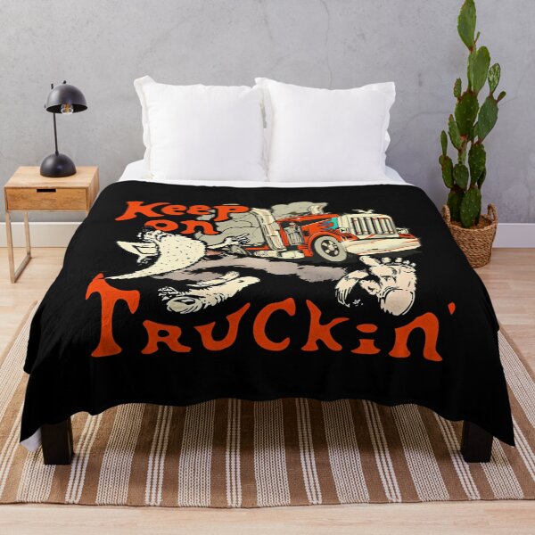 Item preview, Classic 1970s Keep On Truckin' Design Art Cars Truck Drivers Pullover 1 designed and sold by wilbelordainv.