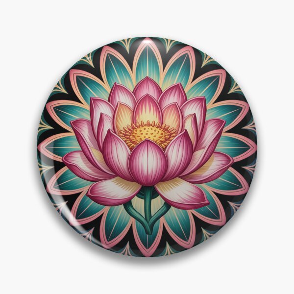 Item preview, mandala with a luminous lotus flower blooming at its center. designed and sold by Lilashakti ⭐️ ⭐️ ⭐️ ⭐️ ⭐️.