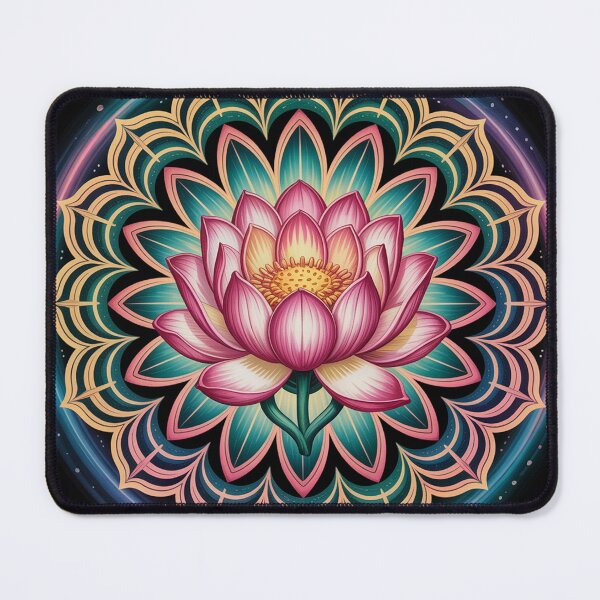 Item preview, mandala with a luminous lotus flower blooming at its center. designed and sold by Lilashakti ⭐️ ⭐️ ⭐️ ⭐️ ⭐️.