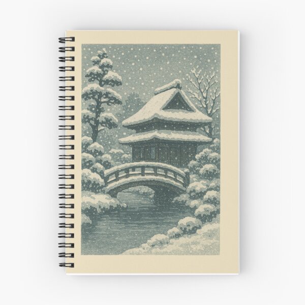 Item preview, Japanese Scenery - Christmas Design designed and sold by gogopachinko.
