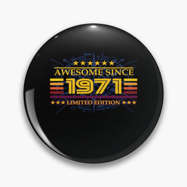 Item preview, Awesome since 1971 Limited Edition designed and sold by RetroMaritalArt.