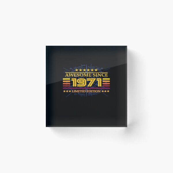 Item preview, Awesome since 1971 Limited Edition designed and sold by RetroMaritalArt.