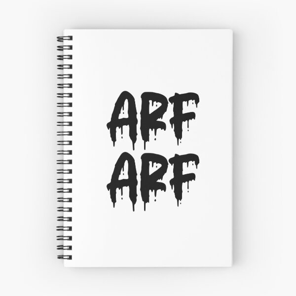 Item preview, ARF ARF BLACK ON WHITE BLOOD DRIP designed and sold by RomeArtCo.