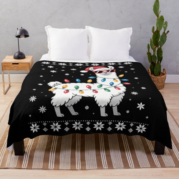 Item preview, Alpaca Christmas Tree Funny Ugly Christmas designed and sold by ValerieRodrigue.