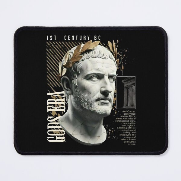 Item preview, Julius Caesar Bust – Ancient Rome Gods Era Aesthetic designed and sold by Inkerya-Papers.