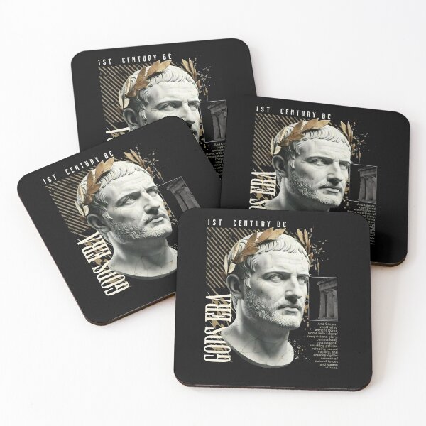 Item preview, Julius Caesar Bust – Ancient Rome Gods Era Aesthetic designed and sold by Inkerya-Papers.