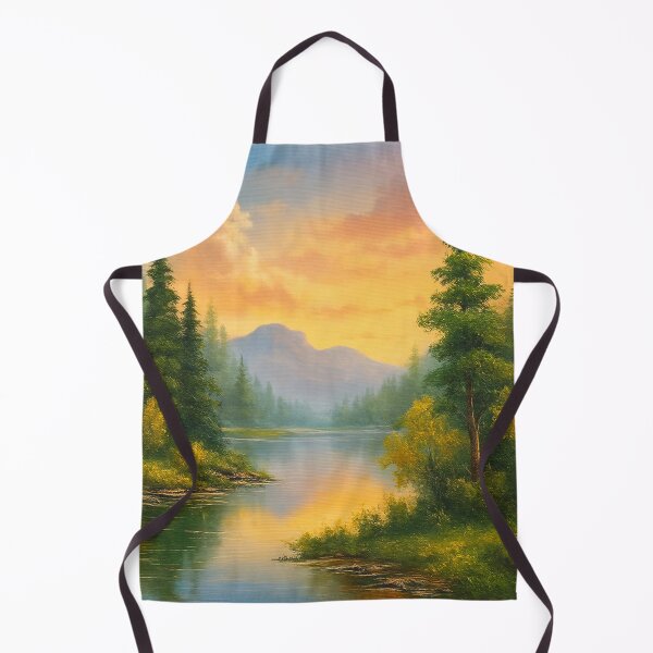 Item preview, River Village – happy little trees, blooming colors & peaceful skies designed and sold by FotoworldEdel.