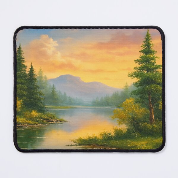 Item preview, River Village – happy little trees, blooming colors & peaceful skies designed and sold by FotoworldEdel.