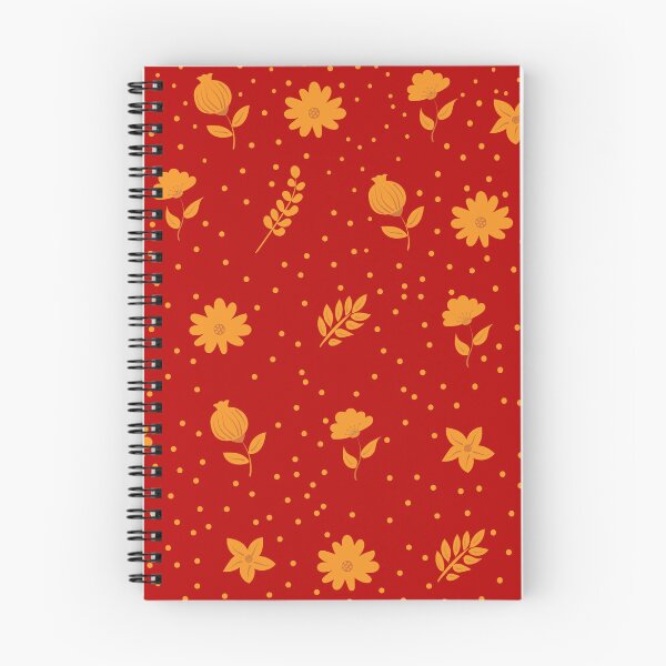 Item preview, Minimalist Orange Fall Floral Scatter Pattern - Retro Daisy & Confetti Print designed and sold by Abaseen.