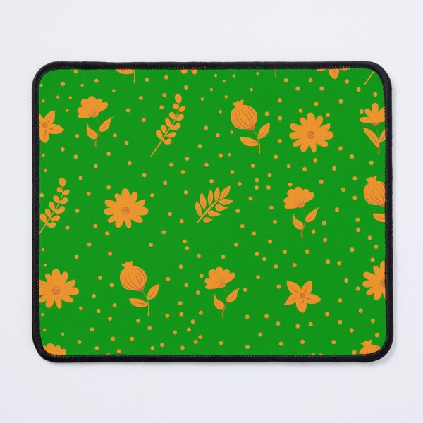 Item preview, Minimalist Orange Fall Floral Scatter Pattern - Retro Daisy & Confetti Print designed and sold by Abaseen.