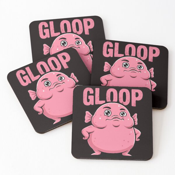 Item preview, Gloopington: A Quirky and Humorous Pink Blob designed and sold by AS Vectorhaus.