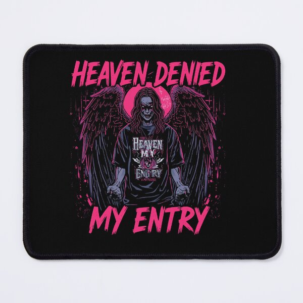 Item preview, Heaven Denied My Entry – Dark Angel Streetwear Graphic Tee designed and sold by La Velmoréa.