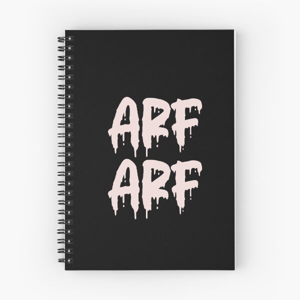 Item preview, ARF ARF PINK ON BLACK BLOOD DRIP designed and sold by RomeArtCo.