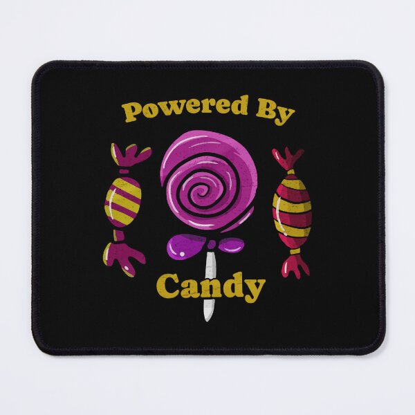 Item preview, Powered By Candy – Funny Sweet Tooth Design designed and sold by tsbbstudio.