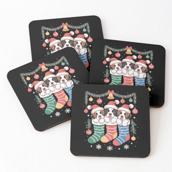 Item preview, Bernedoodle Dog in Christmas Xmas designed and sold by brynatshop.