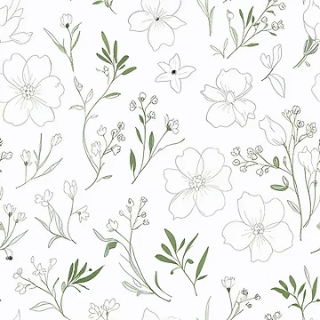 Artwork thumbnail, Simple Flower Pattern by CoolPixels
