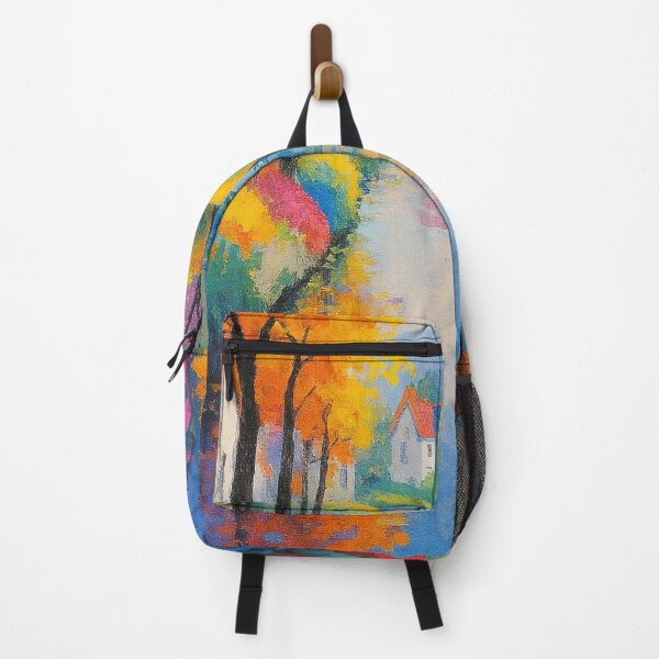 Item preview, River Village – happy little trees, blooming colors & peaceful skies designed and sold by FotoworldEdel.