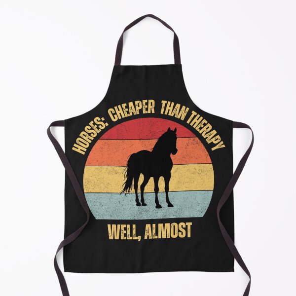 Item preview, Horses: Cheaper than Therapy designed and sold by The Desert Rose Designs.