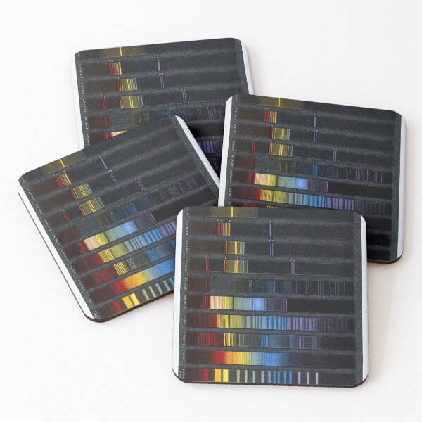 Item preview, Vintage Spectral Lines Poster – Physics & Astronomy designed and sold by felixpauli.