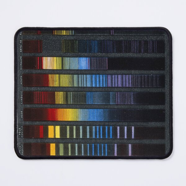 Item preview, Vintage Spectral Lines Poster – Physics & Astronomy designed and sold by felixpauli.