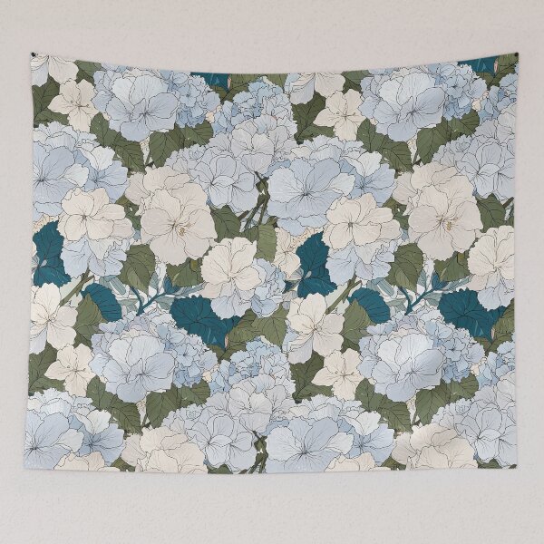 Item preview, Large Hydrangea Flowers designed and sold by CoolPixels.
