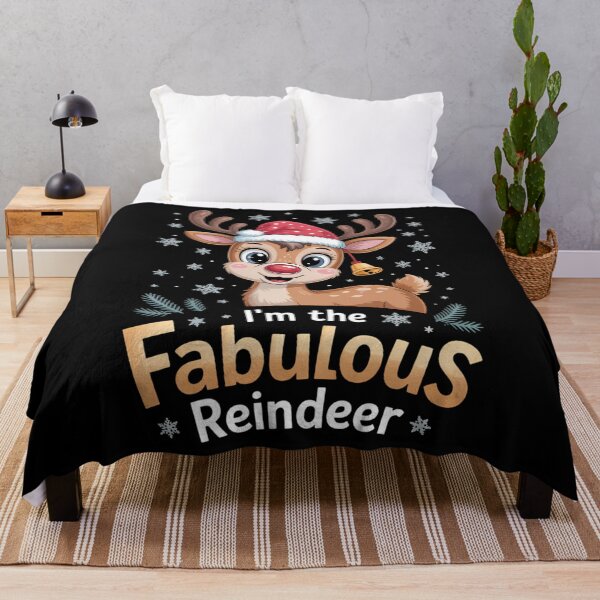 Item preview, Christmas I'm The Fabulous Reindeer designed and sold by brynatshop.