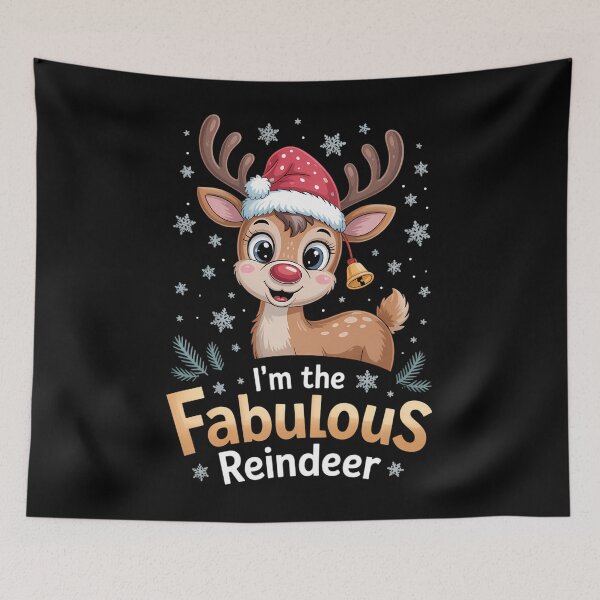 Item preview, Christmas I'm The Fabulous Reindeer designed and sold by brynatshop.