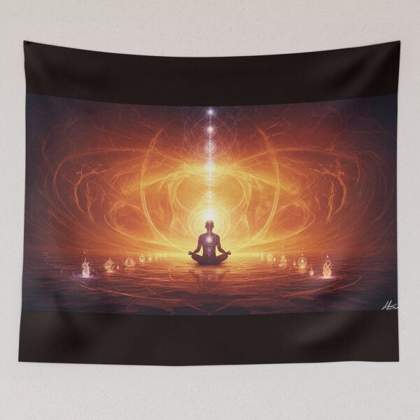 Item preview, Radiant Soul Alignment – Spiritual Energy Art designed and sold by KoruWairua-Arts.