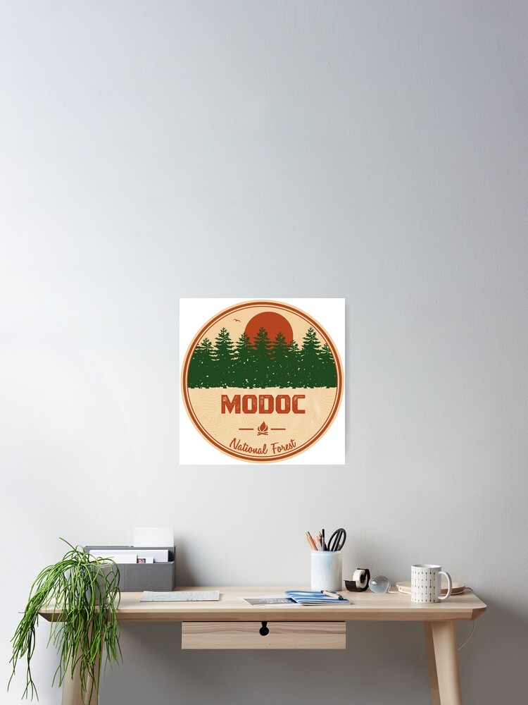 Thumbnail 2 of 3, Poster, Modoc National Forest designed and sold by esskay.