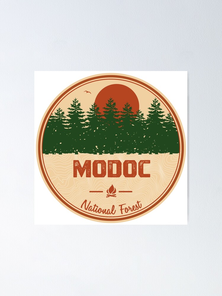 Thumbnail 1 of 3, Poster, Modoc National Forest designed and sold by esskay.