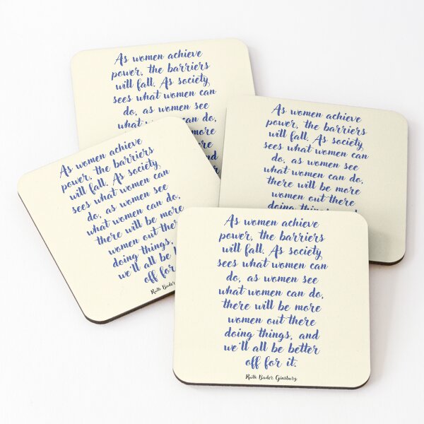 Item preview, Ruth Bader Ginsburg Quotation designed and sold by CharlottePlaceArt.