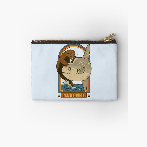 Item preview, I’ll Be Fine – Funny Seal & Sunfish Sarcastic Retro Design designed and sold by SablePL.