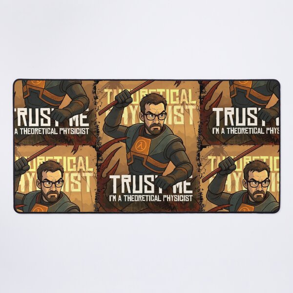 Item preview, Theoretical Physicist (Half Life) Retro Gaming Art  designed and sold by Back2Collage.