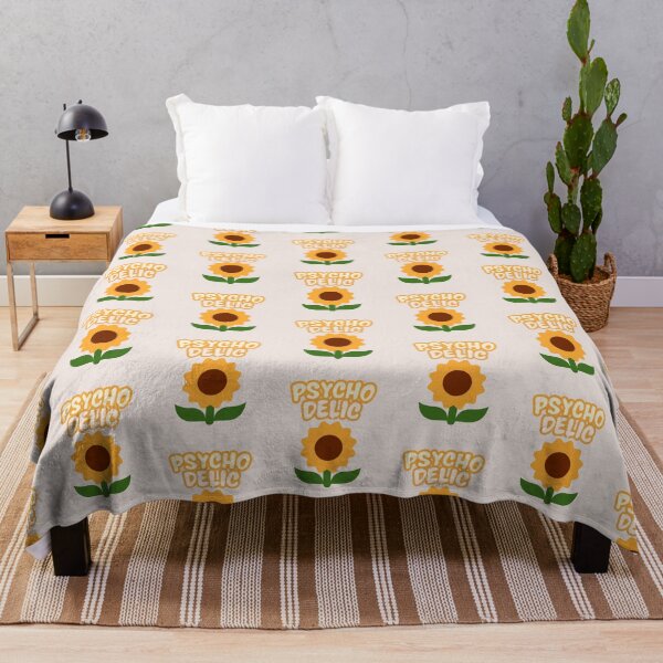 Item preview, Cute Sunflower Psycho Delic Illustration designed and sold by Paper Hearteu.