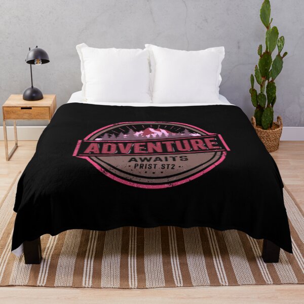Item preview, Adventure Awaits | Outdoor Explorer Hiking Shirt designed and sold by typoinspired.