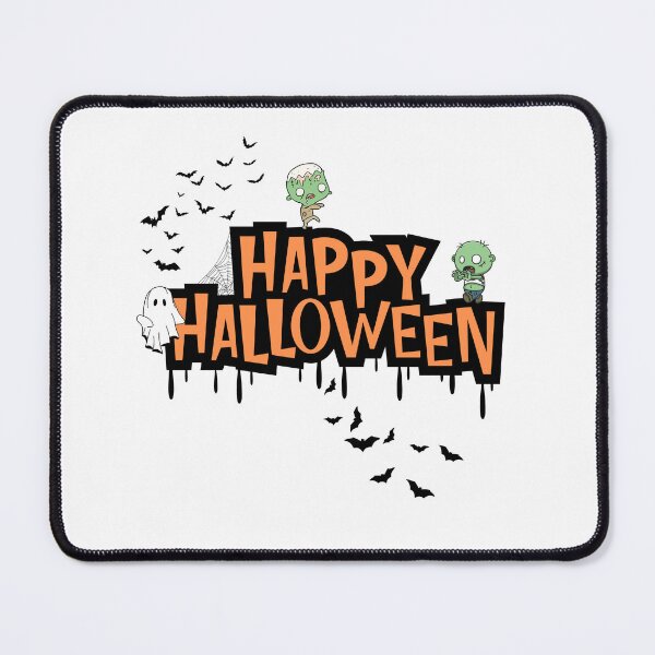Item preview, happy halloween - kawaii zombie and kawaii ghost designed and sold by CypisDesign.