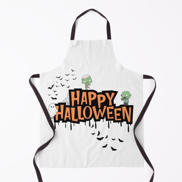 Item preview, happy halloween - kawaii zombie and kawaii ghost designed and sold by CypisDesign.