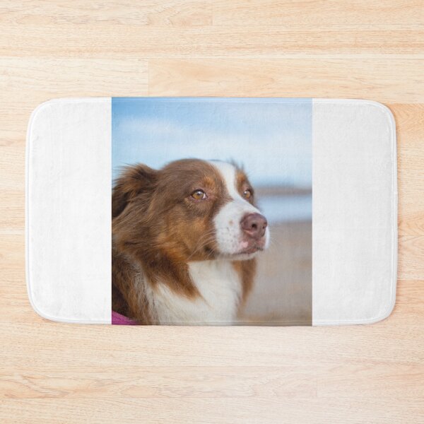 Item preview, Australian Shepherd Dog Chilling along the Beach designed and sold by VanGaldo.