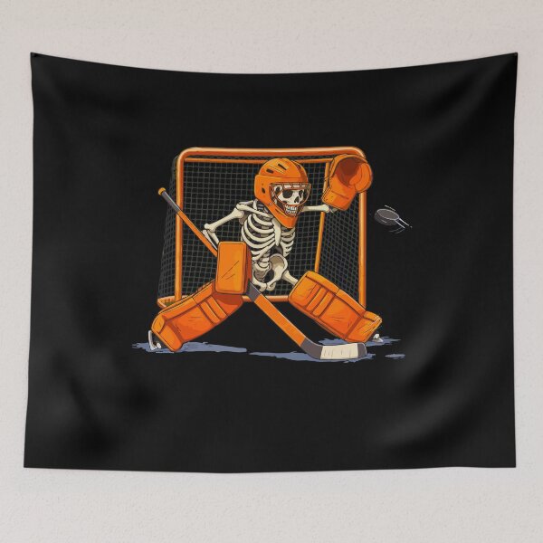 Item preview, Halloween Skeleton Ice Hockey Goalie Costume Gift for Kids Boys  designed and sold by JUSTBEELEGANT.