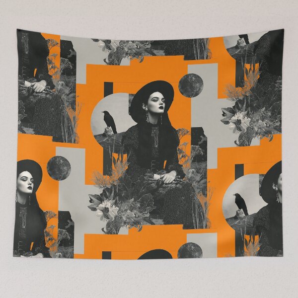 Item preview, Ethereal Witchy Collage designed and sold by bapupa.