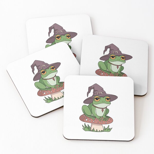 Item preview,  halloween Mushroom frog witch  designed and sold by SOUFIANE1991.