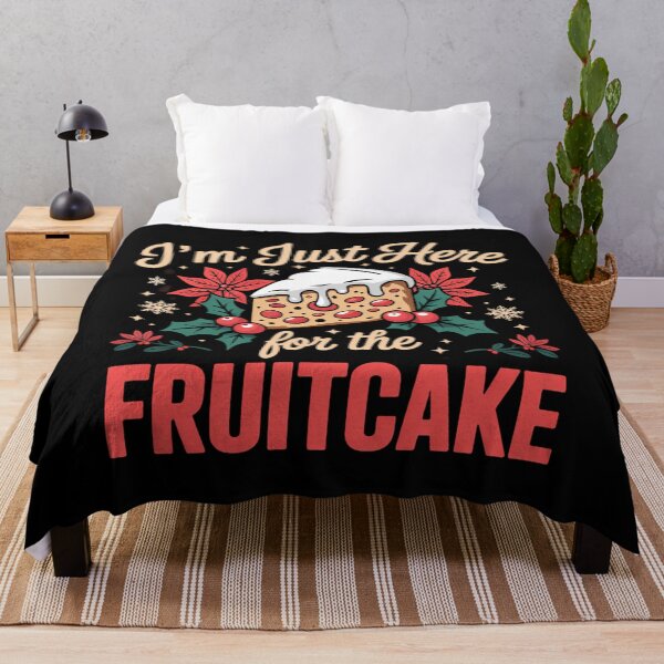 Item preview, I'm Just Here For The Fruitcake Matters Christmas Cake designed and sold by brynatshop.