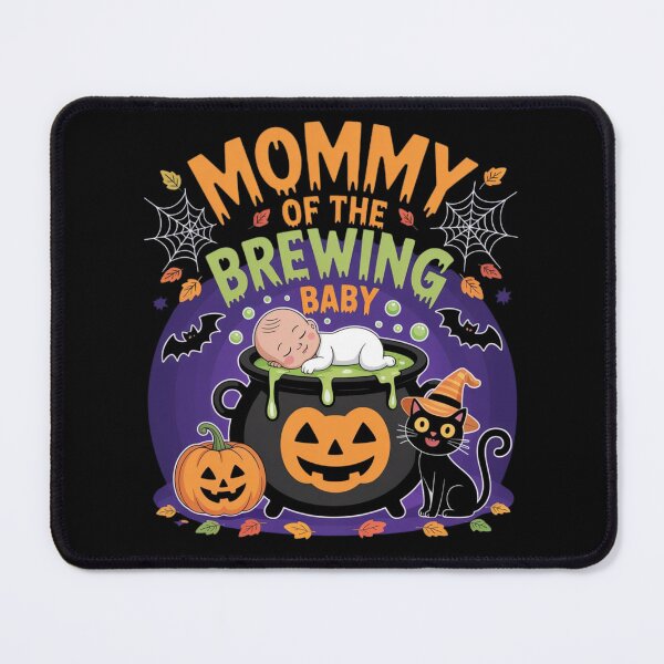 Item preview, Mommy Of The Brewing Baby Halloween Witch Baby Funny designed and sold by FurrFunPrints.