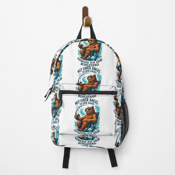 Item preview, Retirement pension bear pensioner fishing fish gift designed and sold by Pineapple-Tree.