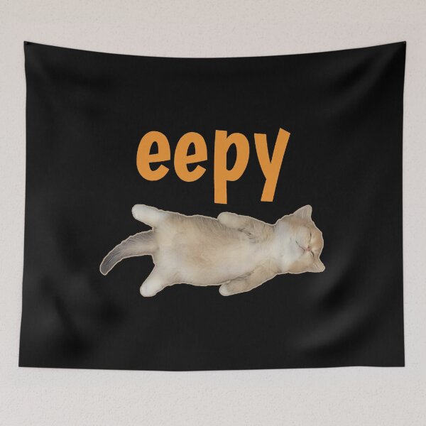 Item preview, Eepy Cat, Silly Sleepy Cat Unhinged Sarcastic Humor designed and sold by Haupalette.
