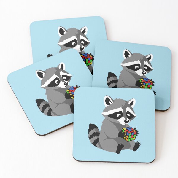 Item preview, Raccoon solving puzzle designed and sold by GeoCreate.