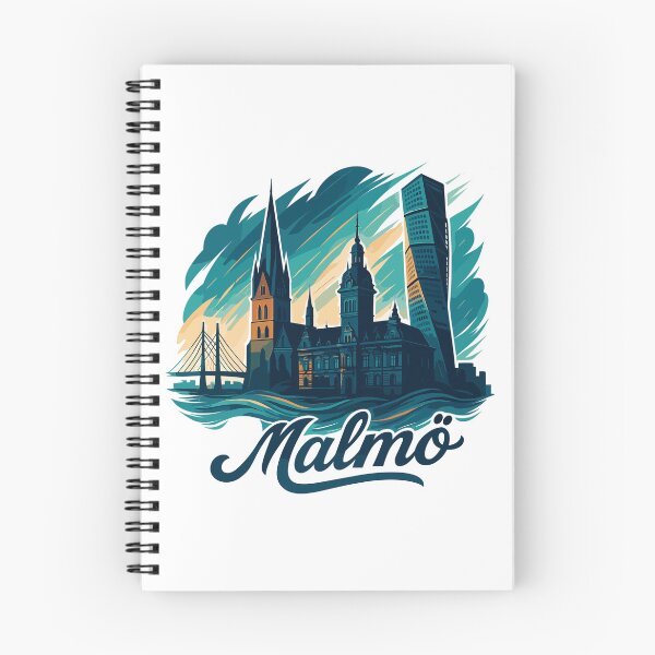 Item preview, Malmö city Sweden cool maritime gift designed and sold by Pineapple-Tree.