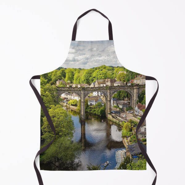 Item preview, Knaresborough railway viaduct seen from the grounds of Knaresborough Castle in North Yorkshire England UK designed and sold by John Gilham - Landscape Photography.