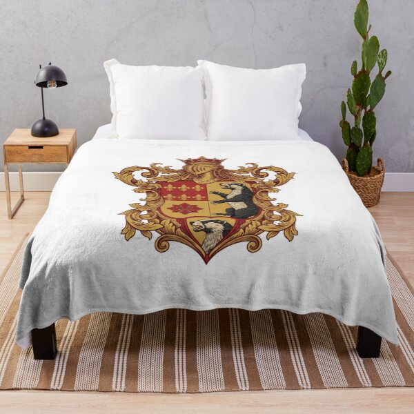 Item preview, Regal Medieval Honey Badger Crest Coat of Arms Heraldry Shield Royal Design designed and sold by bvdesignart.