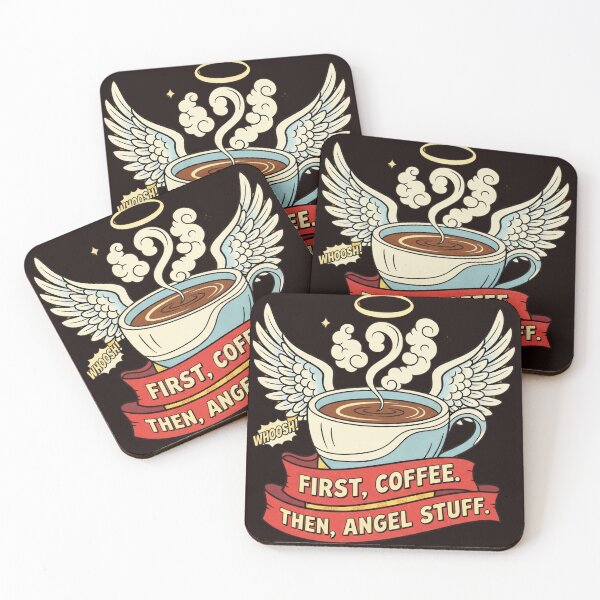 Item preview, A Heavenly cup of coffee! designed and sold by wings-studio.